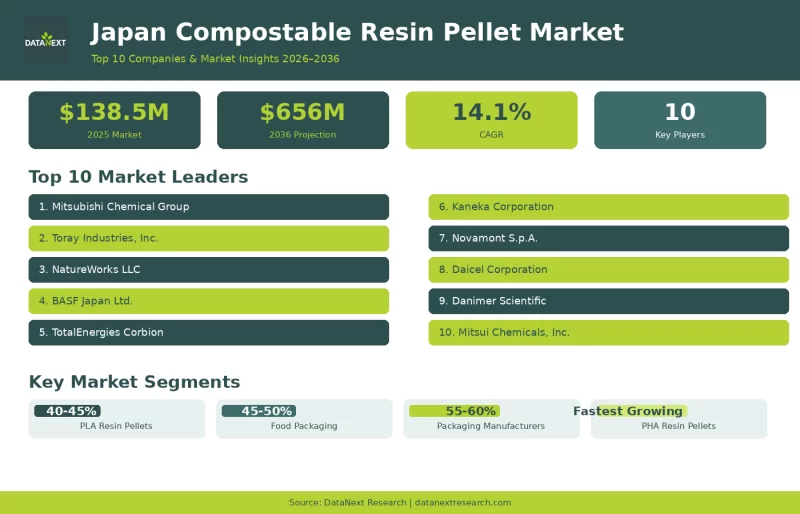 Top 10 Companies in the Japan Compostable Resin Pellet Market